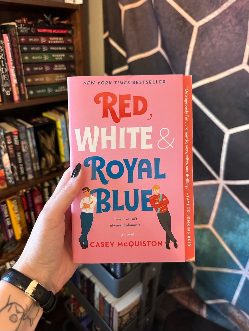Red, White & Royal Blue by Casey McQuiston - Pink Cover